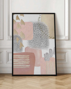 Tablou înramat „Delicate Pink-2” de Sally Ann Moss
