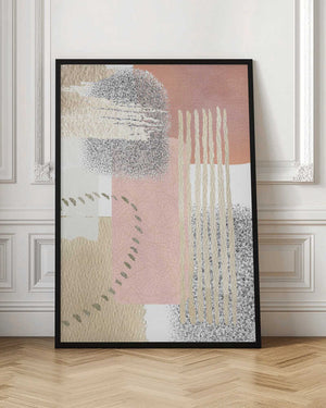 Tablou înramat „Delicately Pink-1” de Sally Ann Moss