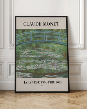 Tablou înramat „Japanese Footbridge 1899” de Claude Monet