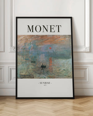 Tablou înramat „Sunrise 1872” de Claude Monet