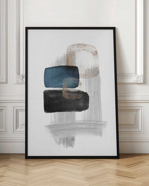Tablou înramat „Night Blue-1” de Sally Ann Moss