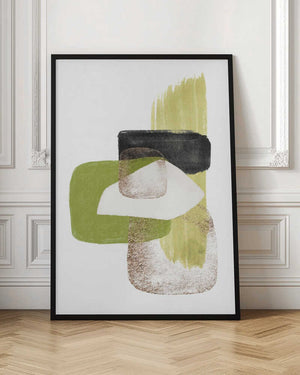 Tablou înramat „Green Dream-1” de Sally Ann Moss