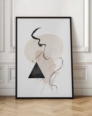 Tablou înramat „Simple-Beige-3” de Sally Ann Moss