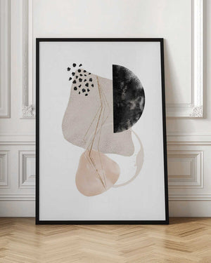 Tablou înramat „Simple-Beige-3” de Sally Ann Moss