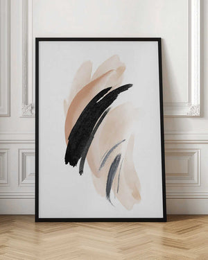 Tablou înramat „Simple Beige-2” de Sally Ann Moss