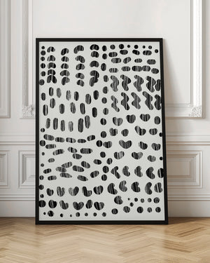 Tablou înramat „Dots and Strokes” de Dan Hobday