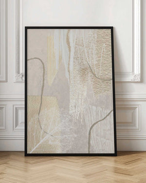 Tablou înramat „Calm Ivory-1” de Sally Ann Moss