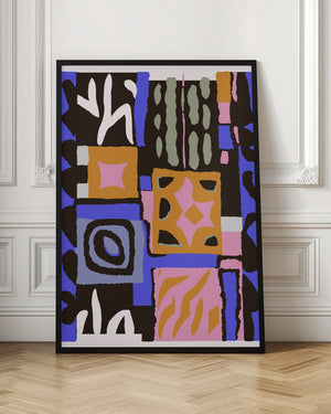 Tablou înramat „Colorful Geometry” de Treechild