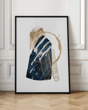 Tablou înramat „Stunning Blue-1” de Sally Ann Moss