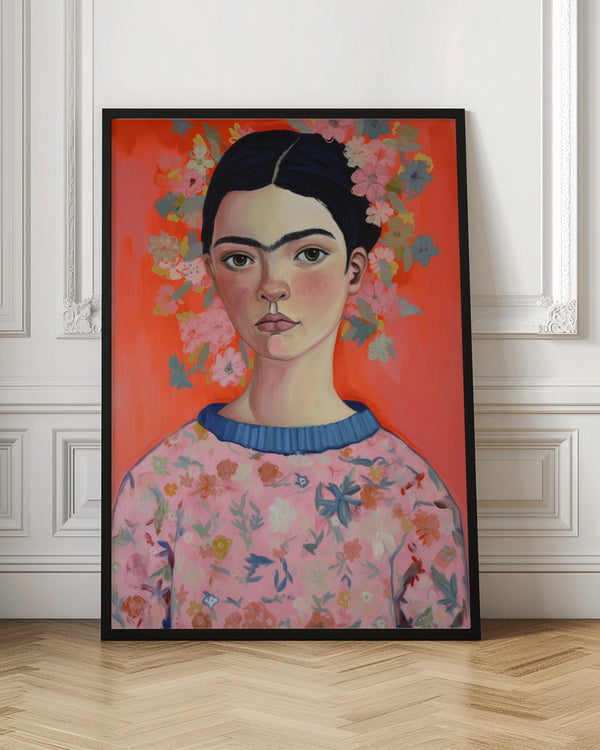 Tablou înramat „Floral Portrait Aura” de Treechild