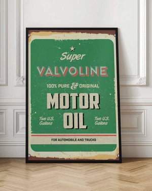 Tablou înramat „Valvoline” de Fadil Roze