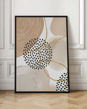 Tablou înramat „Jealous Beige-3” de Sally Ann Moss
