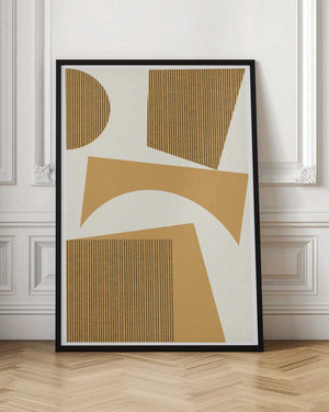 Tablou înramat „Curved Harmony” de THE MIUUS STUDIO