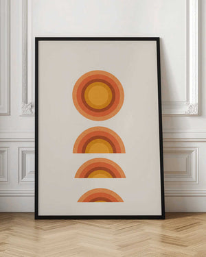 Tablou înramat „Sunset Echoes” de THE MIUUS STUDIO