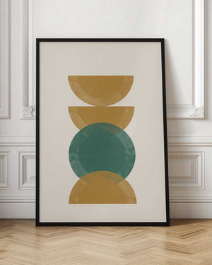 Tablou înramat „Geometric Harmony” de THE MIUUS STUDIO