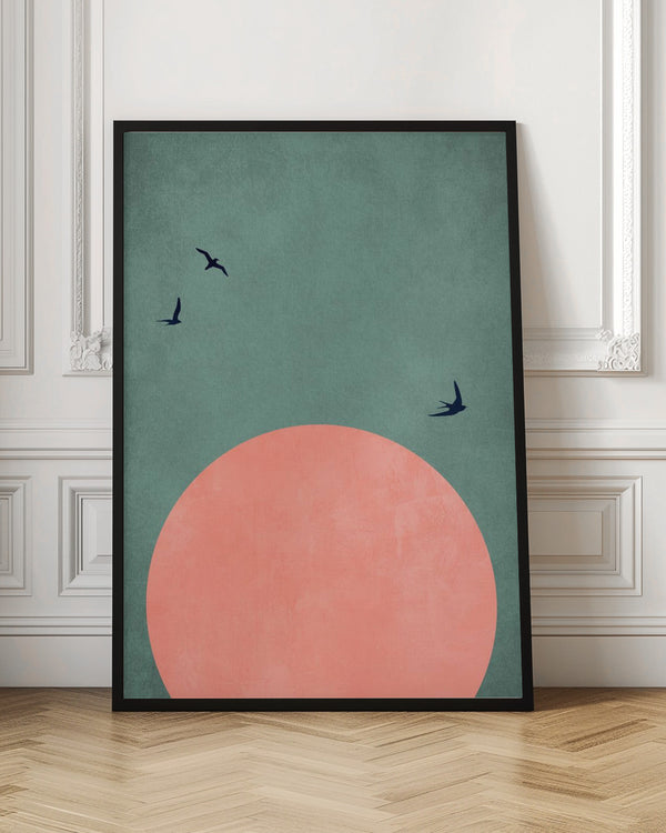 Tablou înramat „A Beautiful Day” de Kubistika