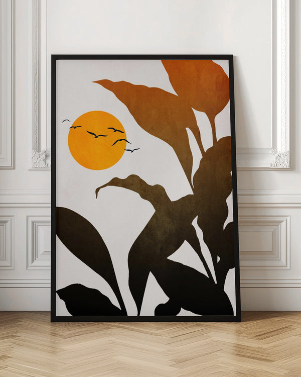 Tablou înramat „Mystic River” de Kubistika