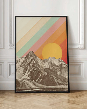 Tablou înramat „Mountainscape Nº1” de Florent Bodart