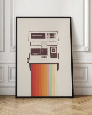 Tablou înramat „Instant Camera Rainbow” de Florent Bodart