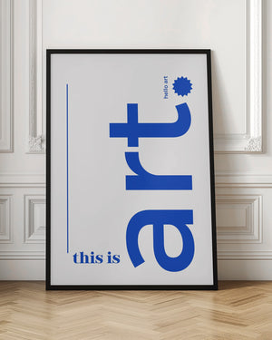 Tablou înramat „Hello Bold Typography” de Athene Fritsch