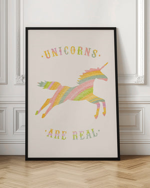 Tablou înramat „Unicorns Are Real” de Florent Bodart