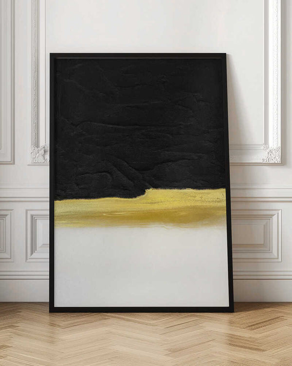 Tablou înramat „Black and White Golden Light” de Alyson Storms