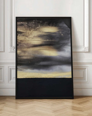 Tablou înramat „Gold Noir” de Alyson Storms