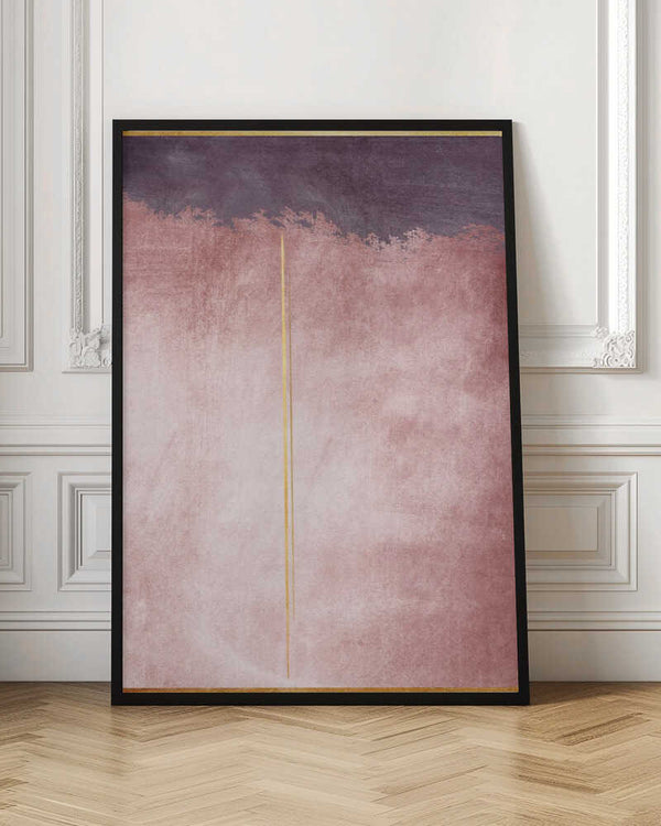 Tablou înramat „Pink and Yellow 2” de Alyson Storms