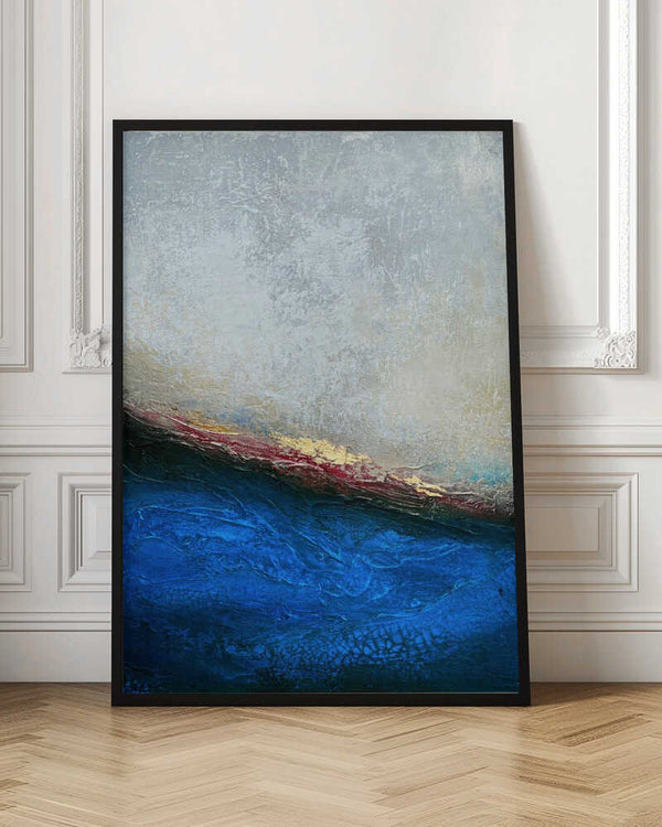 Tablou înramat „Slate Wave” de Alyson Storms