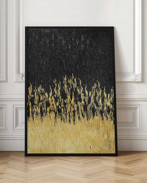 Tablou înramat „Starry Golden Night” de Alyson Storms