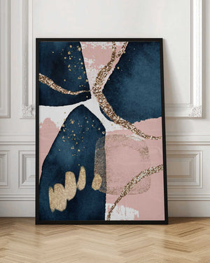 Tablou înramat „Fabulously  Navy -2” de Sally Ann Moss