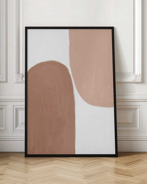 Tablou înramat „Earth Tone Painting” de Melloi Art Prints