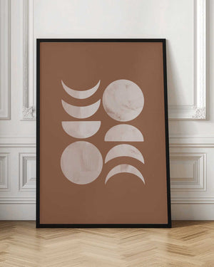 Tablou înramat „Moon Phase No.3” de Melloi Art Prints