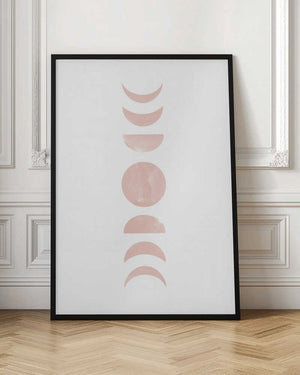 Tablou înramat „Moon Phase No.1” de Melloi Art Prints