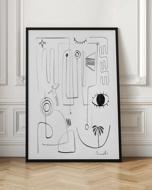 Tablou înramat „Eyeshaveit” de Dan Hobday
