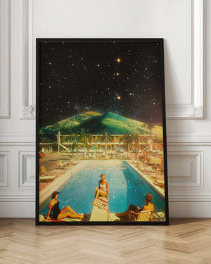 Tablou înramat „Space Pool” de Taudalpoi