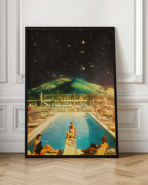 Tablou înramat „Space Pool” de Taudalpoi