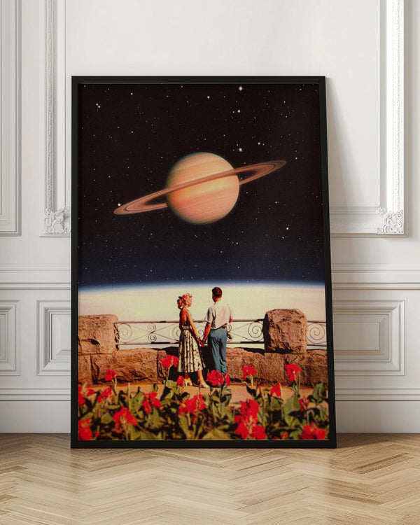 Tablou înramat „Lovers In Space” de Taudalpoi