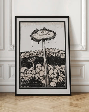 Tablou înramat „Dripping Mushroom 1916” de Julie De Graag