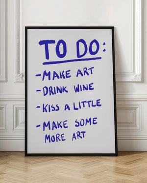 Tablou înramat „Creative To-Do List” de Athene Fritsch