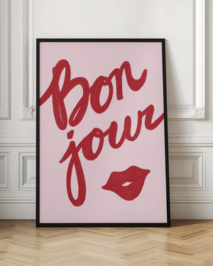 Tablou înramat „Bonjour Kiss” de Athene Fritsch