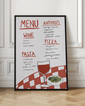 Tablou înramat „Italian Cuisine Delight” de Athene Fritsch