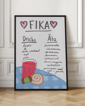 Tablou înramat „Swedish Fika Treats” de Athene Fritsch