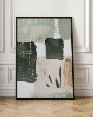 Tablou înramat „Green of Curiosity-4” de Sally Ann Moss