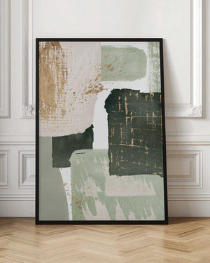 Tablou înramat „Green of Curiosity-3” de Sally Ann Moss