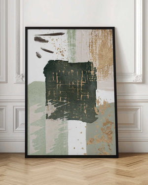 Tablou înramat „Green of Curiosity-1” de Sally Ann Moss