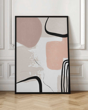 Tablou înramat „Smooth Shape 2” de Sally Ann Moss