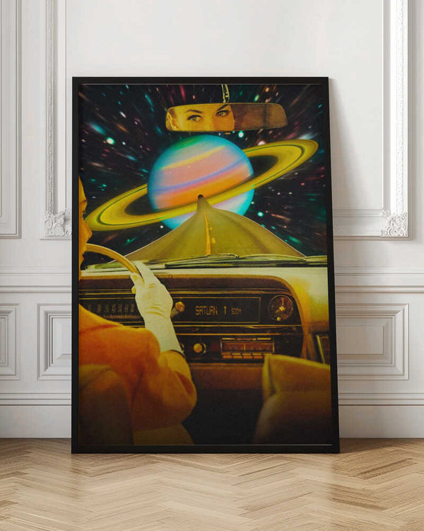 Tablou înramat „Saturn Commute” de Taudalpoi