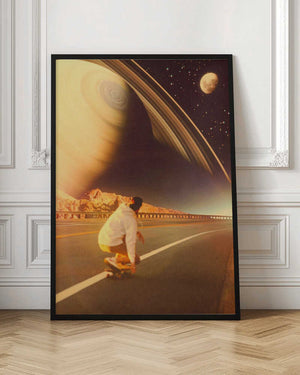 Tablou înramat „Space Sk8er” de Taudalpoi