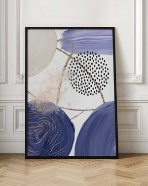 Tablou înramat „Circle of Colour-1” de Sally Ann Moss